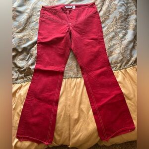 Old Navy size 6 cranberry jeans